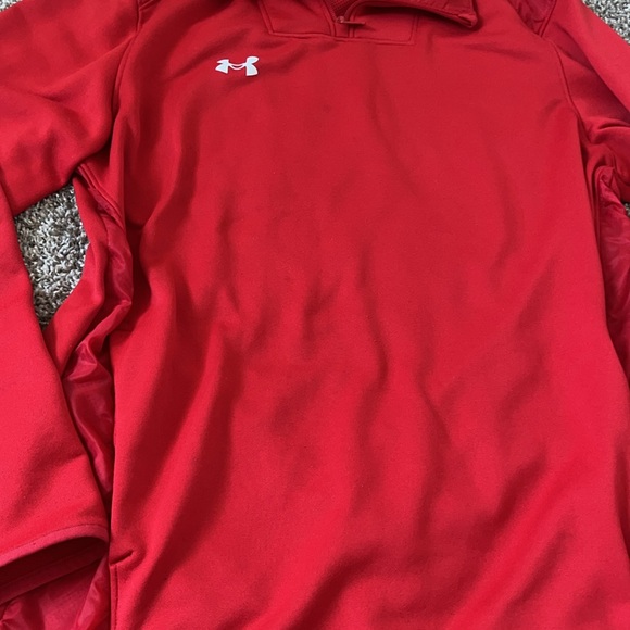 Under Armor Red Performance Pullover - Picture 3 of 3